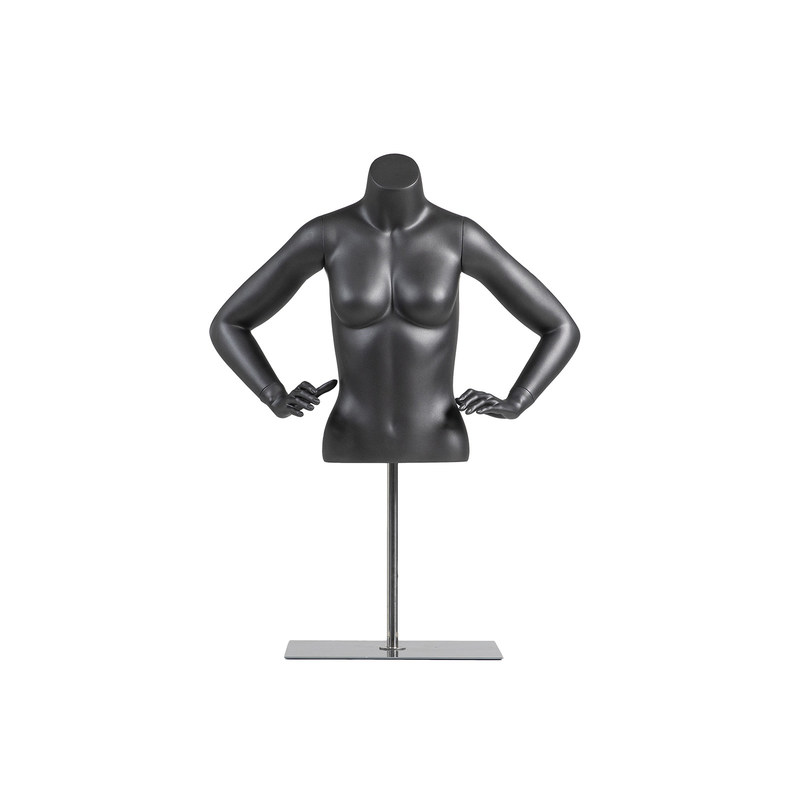 Frosted Headless Clothing Display Mannequin Half Body Màu sắc tùy chỉnh